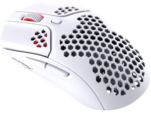 Mouse de gaming HyperX Pulsefire Haste, Wireless, RGB, USB, Alb