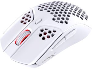 Mouse de gaming HyperX Pulsefire Haste, Wireless, RGB, USB, Alb