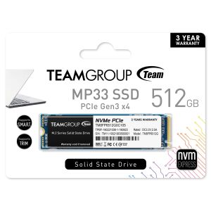 SSD Team Group MP33, M.2 2280 512 GB PCI-e 3.0 x4 NVMe