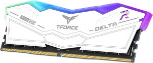 Памет Team Group T-Force Delta RGB White DDR5 32GB (2x16GB) 6000MHz CL38