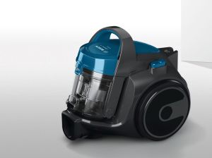 Vacuum cleaner Bosch BGS05A220, Vacuum Cleaner, 700 W, Bagless type, 1.5 L, 78 dB(A), Energy efficiency class A, blue/stone gray