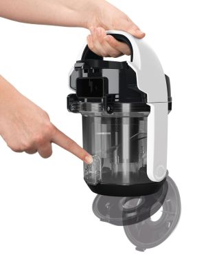 Vacuum cleaner Bosch BGS05A222, Vacuum Cleaner, 700 W, Bagless type, 1.5 L, 78 dB(A), Energy efficiency class A, white/black