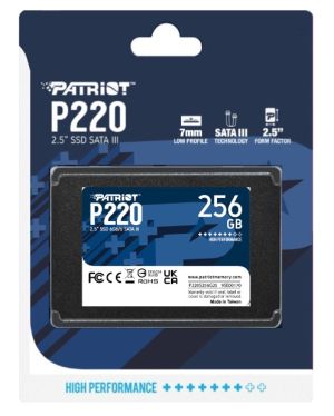 Твърд диск Patriot P220 256GB SATA3 2.5