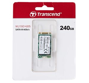 Hard disk Transcend 240GB, M.2 2242 SSD 420S, SATA3, TLC
