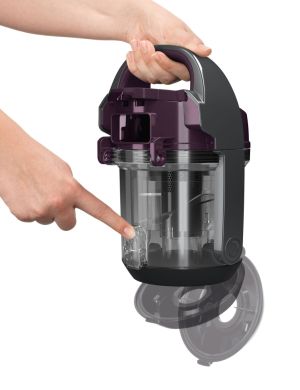 Vacuum cleaner Bosch BGC05AAA1, Vacuum Cleaner, 700 W, Bagless type, 1.5 L, 78 dB(A), Energy efficiency class A, purple/stone gray
