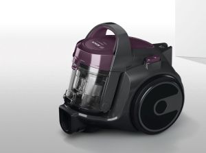 Vacuum cleaner Bosch BGC05AAA1, Vacuum Cleaner, 700 W, Bagless type, 1.5 L, 78 dB(A), Energy efficiency class A, purple/stone gray