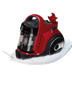 Vacuum cleaner Bosch BGC05AAA2, Vacuum Cleaner, 700 W, Bagless type, 1.5 L, 78 dB(A), Energy efficiency class A, chili red/black