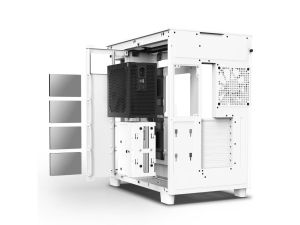Кутия NZXT H9 Flow Matte White - Middle Tower