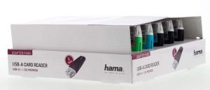Hama USB card reader, USB 2.0, 200132