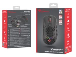 Мишка Genesis Ultralight Gaming Mouse Xenon 800 16000 dpi RGB Black