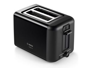 Тостер Bosch TAT3P423, Compact toaster,DesignLine, 820-970 W, Auto power off, Defrost and warm setting, Lifting high, Black