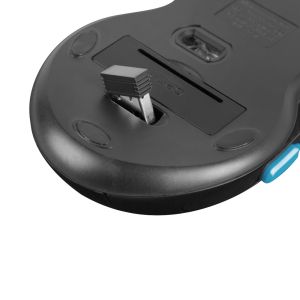 Mouse Fury Mouse de gaming fără fir, Stalker 2000 DPI, negru-albastru