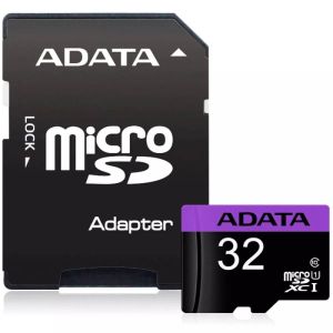 Memory Adata 32GB MicroSDHC UHS-I CLASS 10 (1 adapter)