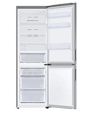 Хладилник Samsung RB33B610FSA/EF, Refrigerator, Fridge Freezer,344L (230l/114l), Energy Efficiency F, SpaceMax, No Frost, All-Around Cooling, DIT, Stainless steel