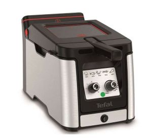 Fryer Tefal FR600D10, CLEAR DUO (ODORLESS), 1.2kg (3.5L), 2000W, adjustable temp & timer (30min), removable bowl, cool touch, on/off