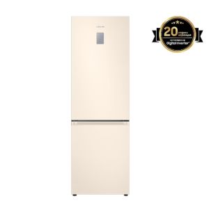 Хладилник Samsung RB34T672FEL/EF, Refrigerator with SpaceMax Technology, Fridge Freezer, Total 344 l, refrigerator 230 l, freezer 114 l, Energy Efficiency F, All-Around Cooling, No frost, Power Cool function, External Display, 35 dB, 186/59.5/65.8,  Light