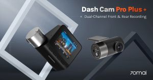 70mai Dash Cam Pro Plus+ Set A500S-1, Rear Cam included