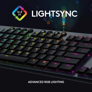 Gaming Mechanical keyboard Logitech, G815 Lightsync RGB, Clicky Switch