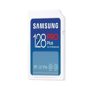 Memorie Samsung 128 GB SD Card PRO Plus, UHS-I, citire 180 MB/s - scriere 130 MB/s