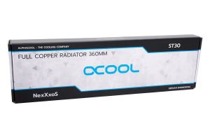 Alphacool NexXxoS ST30 Full Copper 360mm Radiator V.2 - White Special Edition