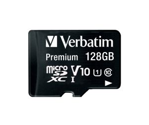 Memorie Verbatim micro SDXC 128GB Clasa 10 (inclusiv adaptor)