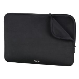 Husă HAMA pentru laptop din neopren, până la 40 cm (15,6"), neagră