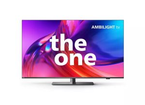 Television Philips 50PUS8818/12, 50" THE ONE, UHD 4K LED, 120 Hz, 3840x2160, DVB-T/T2/T2-HD/C/S/S2, Ambilight 3, HDR10+, Google TV, Dolby Vision/Atmos, Quad Core with Al, Swivel stand, 90% DCI/P3, 16GB, VRR FreeSync, BT5.0, HDMI 2.1, 2xUSB, Cl+, 802.11ac,