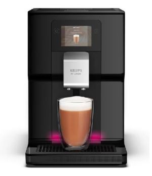 Coffee machine Krups EA873810, ESP intuition preference milk pot total, black