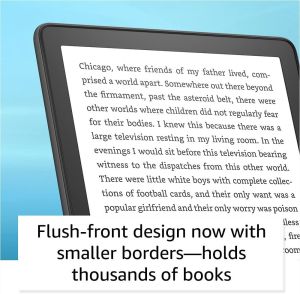 eBook четец Kindle Paperwhite 6.8", 16GB, 2021, 11 генерация, IPX8, Черен