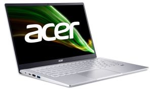Laptop Acer Swift 3, SF314-43-R0W7, AMD Ryzen 7 5700U (1.8GHz up to 4.3GHz, 12MB) 14" IPS FHD ComfyView (1920x1080), 16GB DDR4, 512GB PCIe SSD, AMD Radeon, WiFi 6AX+BT, HD Cam, FPR, Silver, No OS