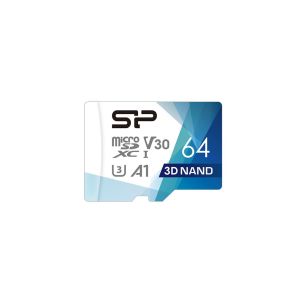Card de memorie Silicon Power Superior Pro, 64GB, microSDXC, Clasa 10, Adaptor SD