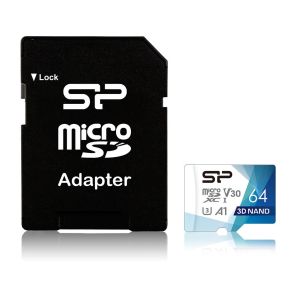 Card de memorie Silicon Power Superior Pro, 64GB, microSDXC, Clasa 10, Adaptor SD