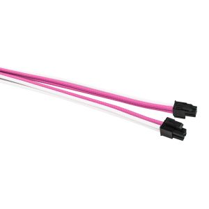 1stPlayer Custom Modding Cable Kit Pink/White - ATX24P, EPS, PCI-e - PKW-001