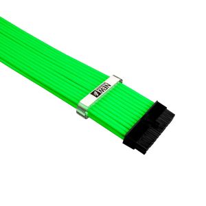 Set cablu de modificare personalizat 1stPlayer Neon Green - ATX24P, EPS, PCI-e - NGE-001