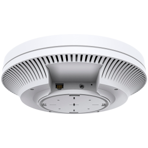 AX3600 Ceiling Mount Dual-Band Wi-Fi 6 Access Point PORT:1×2.5 Gigabit RJ45 PortSPEED:1148Mbps at 2.4 GHz + 2402 Mbps at 5 GHzFEATURE: High Density connectivity（1000+ Clients）, 802.3at POE and 12V DC, 8× Internal Antennas, MU-MIMO, etc.