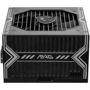 MSI MAG A650BN, 650W, 80 Plus Bronze, 120mm Low Noise Fan, Protections: OCP/OVP/OPP/OTP/SCP, Dimensions: 150mmx140mmx86mm, 5Y Warranty