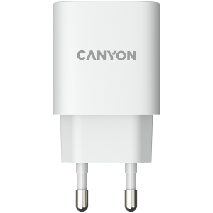 CANYON charger H-20-04 PD 20W QC 3.0 18W USB-A USB-C White