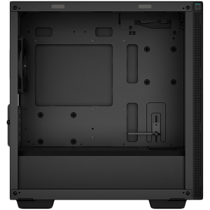 DeepCool CH370, Mid Tower, Mini-ITX/Micro-ATX, 2xUSB3.0, 1xAudio, 1x120mm Pre-Installed Black Fan, Tempered Glass, Mesh Panel, Black, R-CH370-BKNAM1-G-1