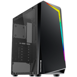 Vortex EN46171, ATX/M-ATX/Mini ITX, USB3.0x1+USB2.0x2, panou frontal Rainbow LED, sticlă temperată stânga, ventilator SYNC XCR120 din spate