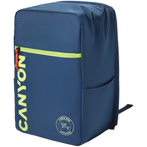 CANYON CSZ-02, cabin size backpack for 15.6'' laptop, polyester, navy