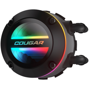 COUGAR Poseidon GT 360 AIO, 3x Cougar MHP 120mm 2000rpm PWM Fans, ARGB Lighting with Infinity Mirror, Rotatable Pump Head, ZrO₂ Pump Bearing, Intel LGA 115X/1366/1200/1700/2011/2066, AMD TR4/TRX4/AM5/AM4 /FM2/FM1/AM3+/AM3/AM2+/AM2