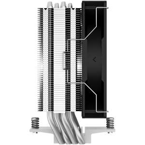 DeepCool AG400, răcitor de aer CPU, ventilator PWM 1x120mm, TDP 220W, 4 conducte de căldură, Intel LGA1700/1200/115x, AMD AM5/AM4, 125×92×150 mm (L×L×H), 2 ani garanție