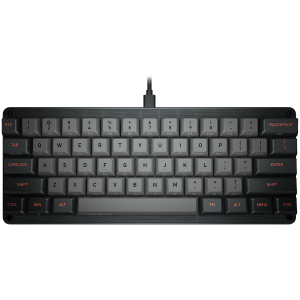 Cougar PURI MINI, Tastatură de gaming, Tastaturi PBT Doubleshot în formă de bilă, Comutatoare mecanice, Rollover N-Key, 6 Efecte de iluminare din spate, Husă de protecție magnetică, Dimensiuni: 295 x 121 x 38,4 mm