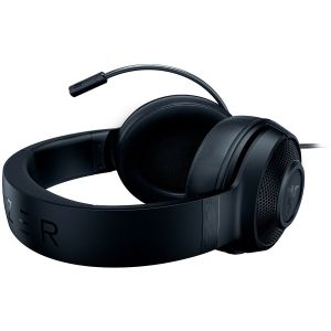 Razer Kraken X Lite, Multi-Platform Wired Gaming Headset, 40mm drivers, Oval Ear Cushions, 3.5" connection, virtual 7.1 surround sound via app, 250 g. weight, PC, PS4, Xbox One, Nintendo Switch and mobile devices