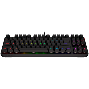Endorfy Thock TKL Red Gaming Keyboard, Kailh Red Mechanical Switches, Double Shot PBT Keycaps, ARGB, USB, 2 Year Warranty
