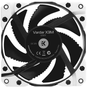 EK-Vardar X3M 120ER (500-2200 rpm) - White, 120mm fan, 4-pin PWM