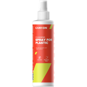 CANYON CCL22, Plastic Cleaning Spray for external plastic and metal surfaces of computers, telephones, fax machines and other office equipment, 250ml, 58x58x195mm, 0.277kg