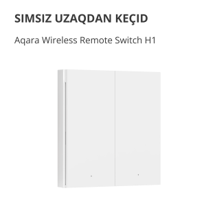Aqara Wireless Remote Switch H1 (double rocker): Model: WRS-R02; SKU: AR009GLW02