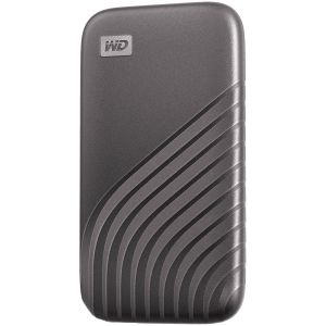 WD 1TB My Passport SSD - Portable SSD, up to 1050MB/s Read and 1000MB/s Write Speeds, USB 3.2 Gen 2 - Space Gray, EAN: 619659184001