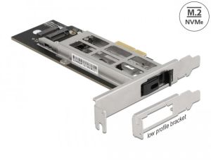 Suport detașabil Delock PCI Express Card pentru 1 x SSD M.2 NMVe, profil redus
